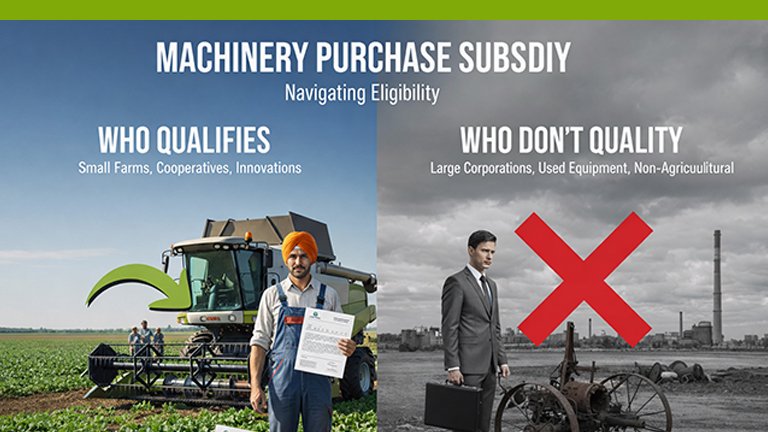 machinery purchase subsidy